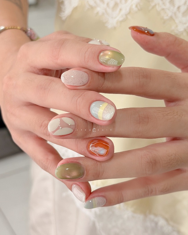 8月活動款,美甲作品
