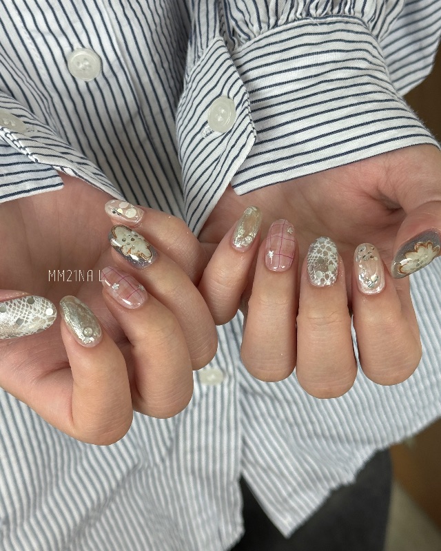 日系可愛♡*.゚,美甲作品