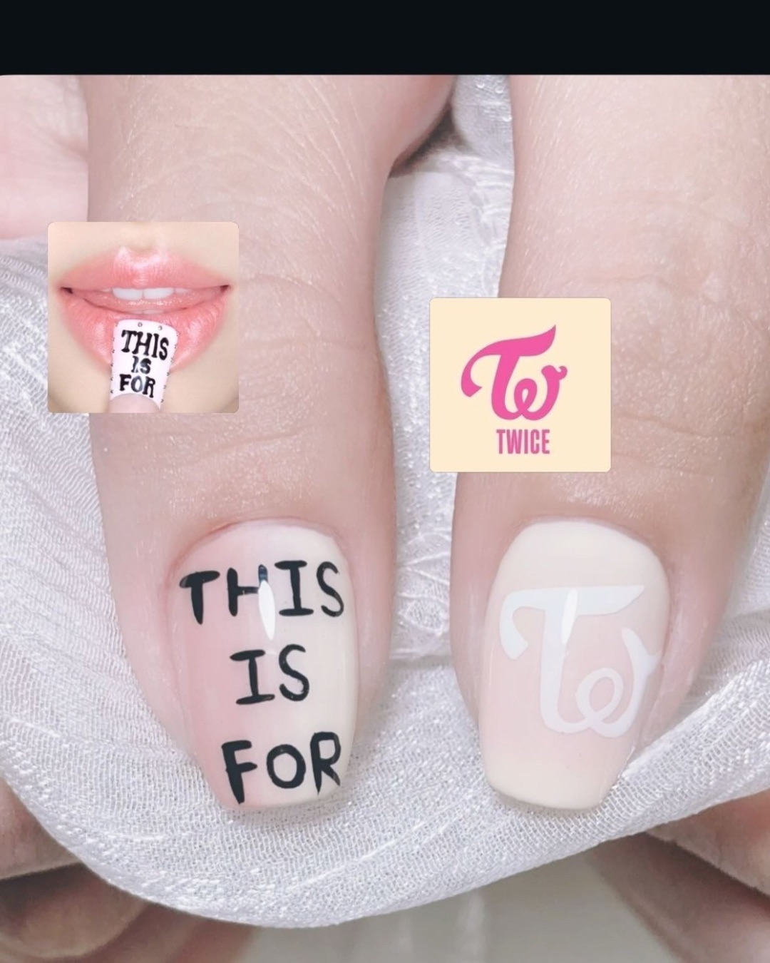 💗 TWICE 應援甲 ✨，美甲作品