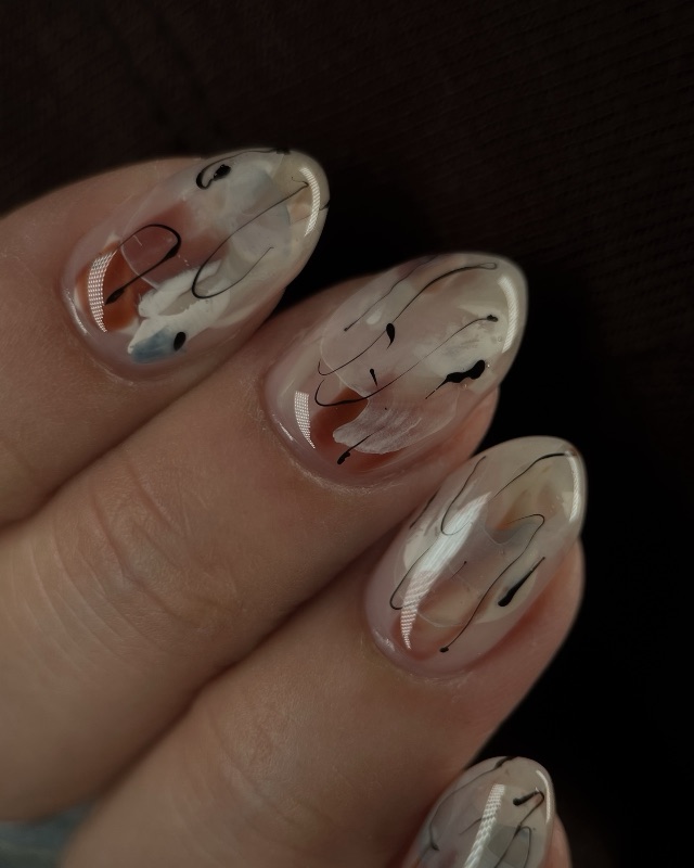 舞線，美甲作品