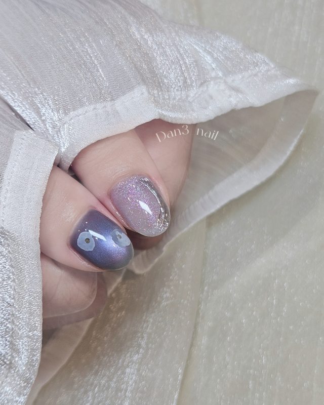 💙⋆⁺₊✧👀🫧，美甲作品照片 3