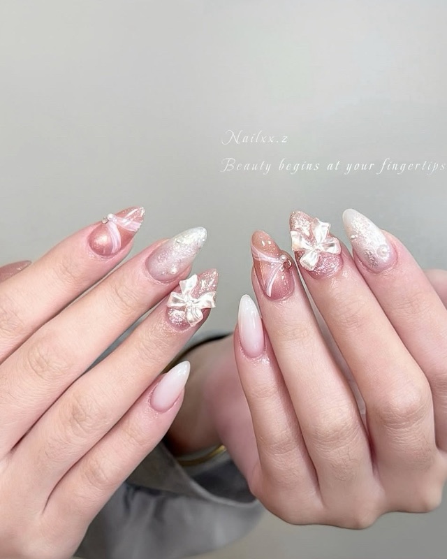 玫瑰星河,美甲作品
