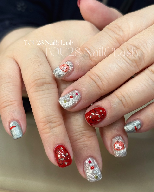 紅紅蘋果兒，美甲作品