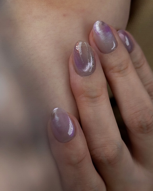 葡萄冰沙🍇，美甲作品照片 2