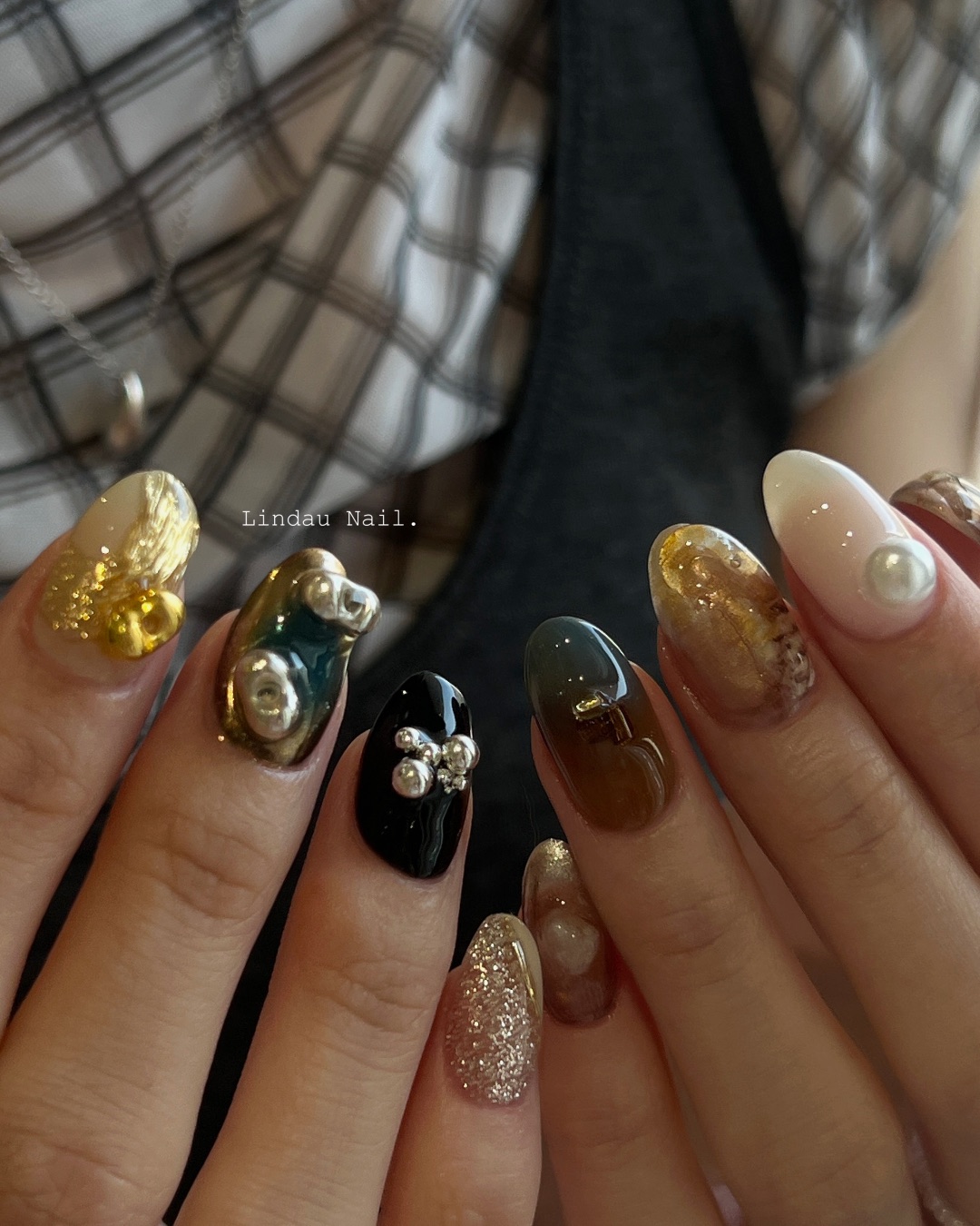 日系造型款式，美甲作品