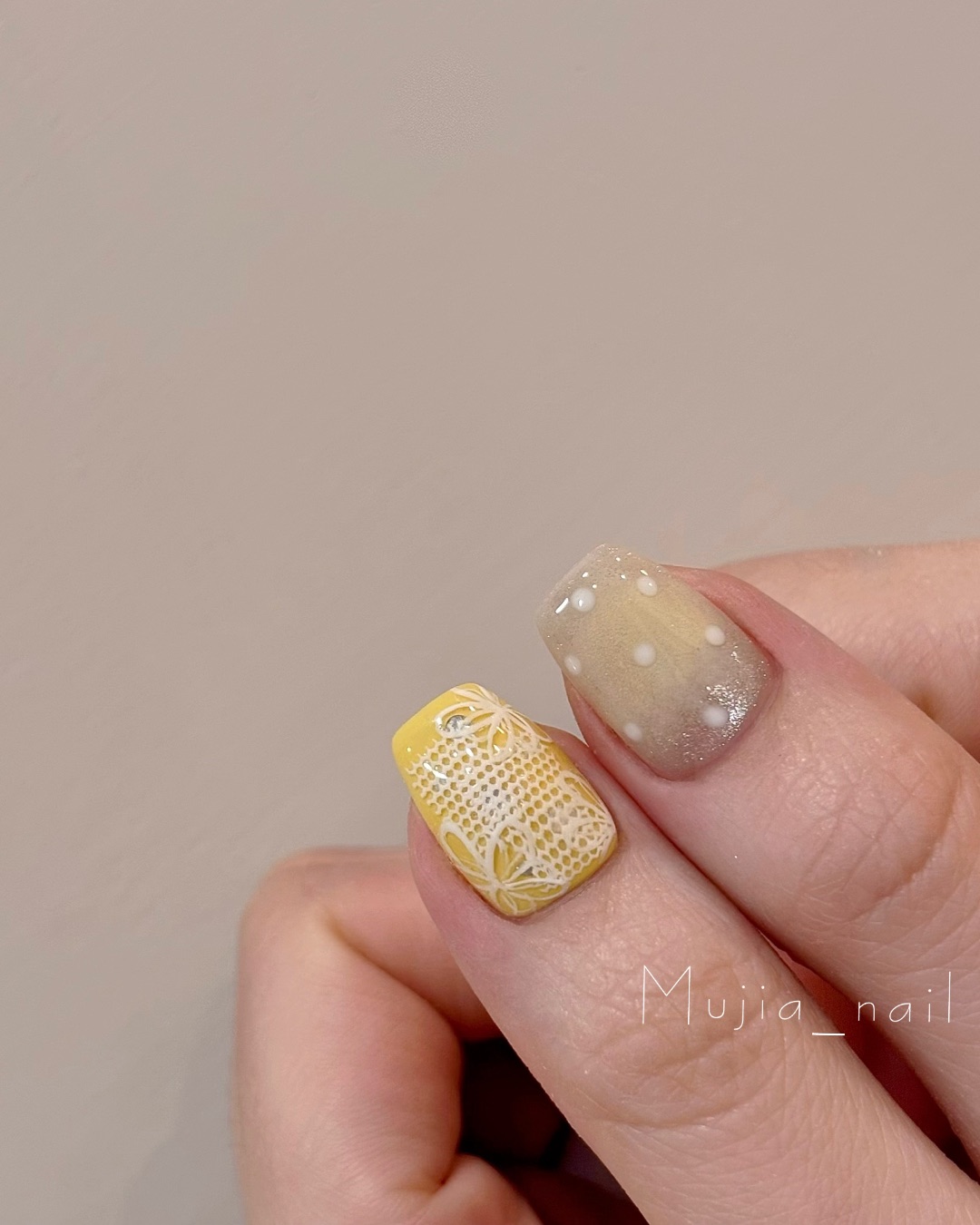 雛菊花園，美甲作品