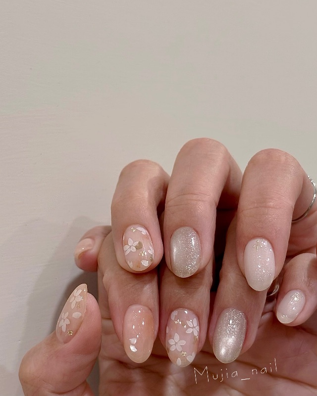 花卉,美甲作品