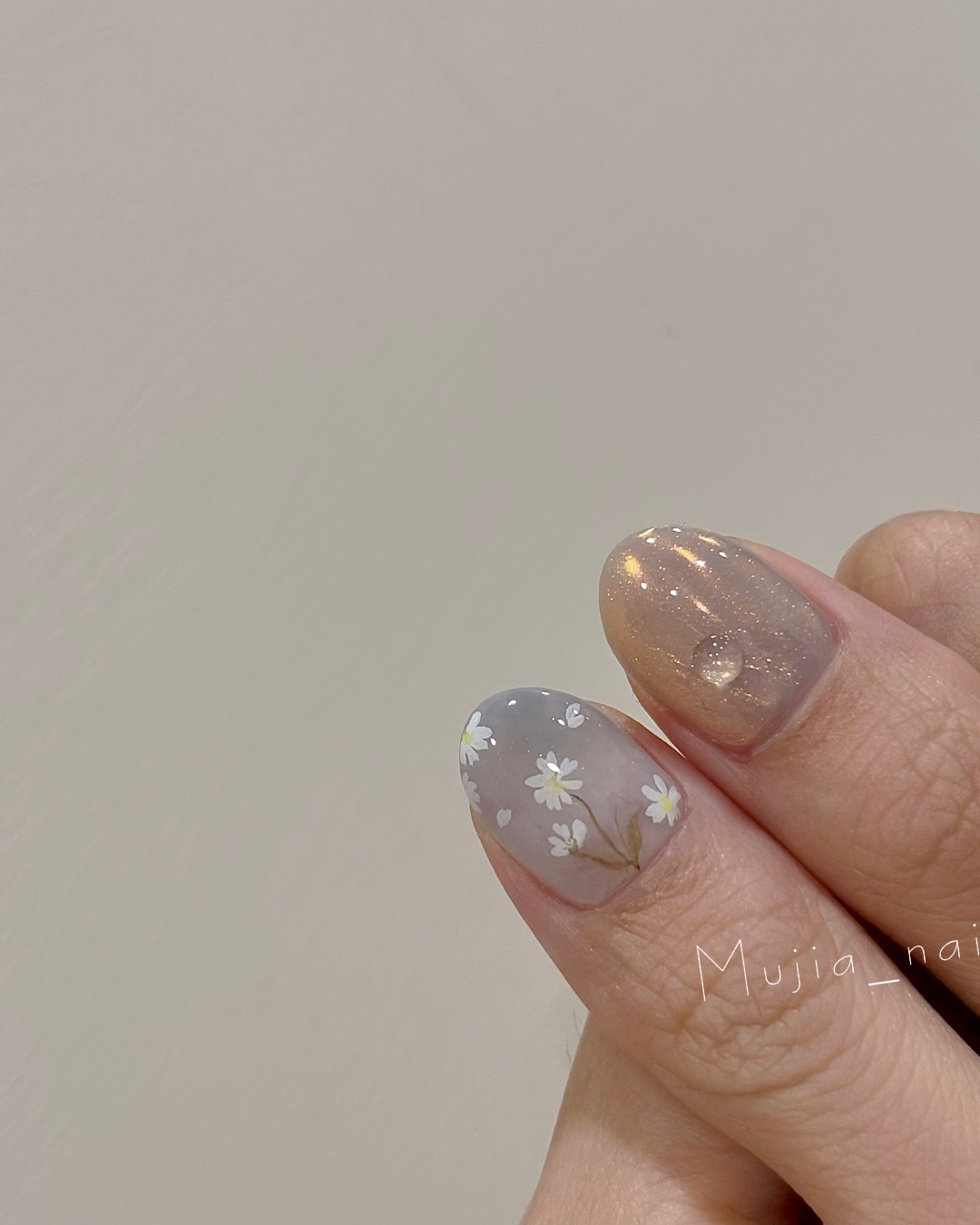 粉彩光映，美甲作品