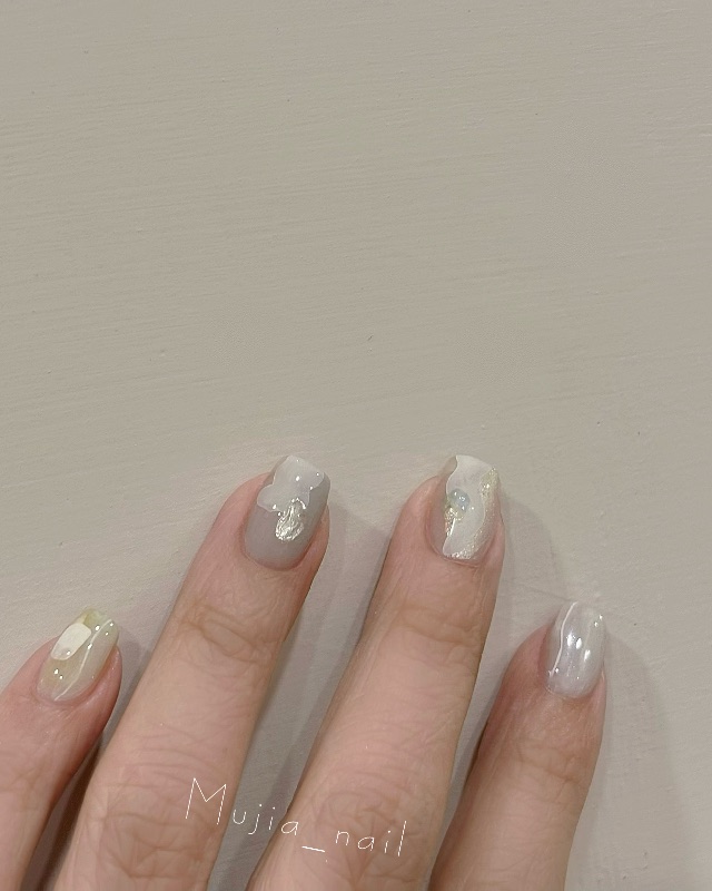 夏日天空，美甲作品照片 3