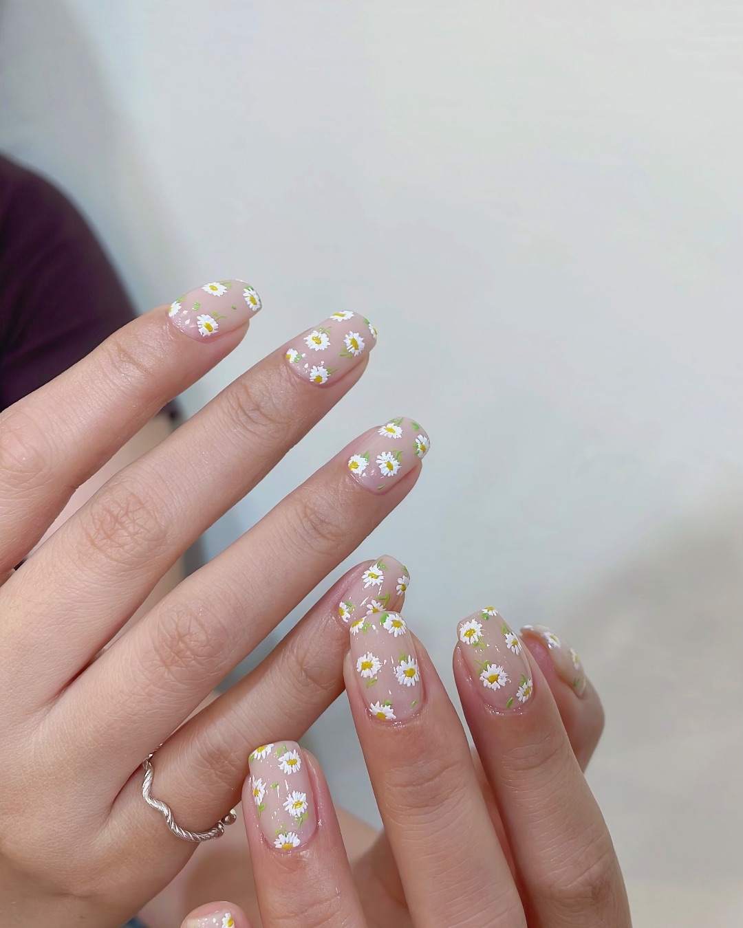 指尖裡的🌼，美甲作品