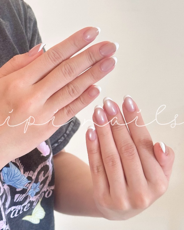 法式貓眼💅，美甲作品