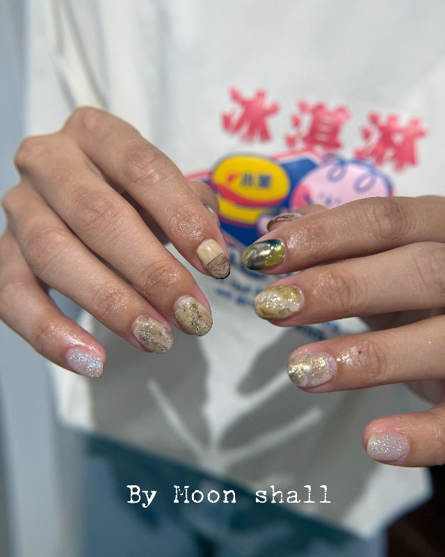 米米亮亮暈染✨，美甲作品