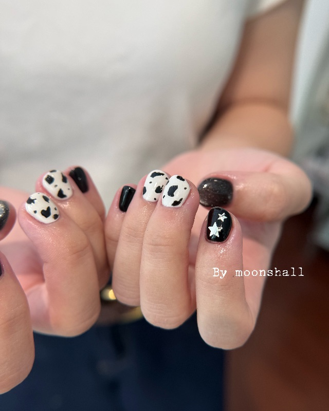 嘿嘿乳牛🐄 小紅書款，美甲作品照片 3