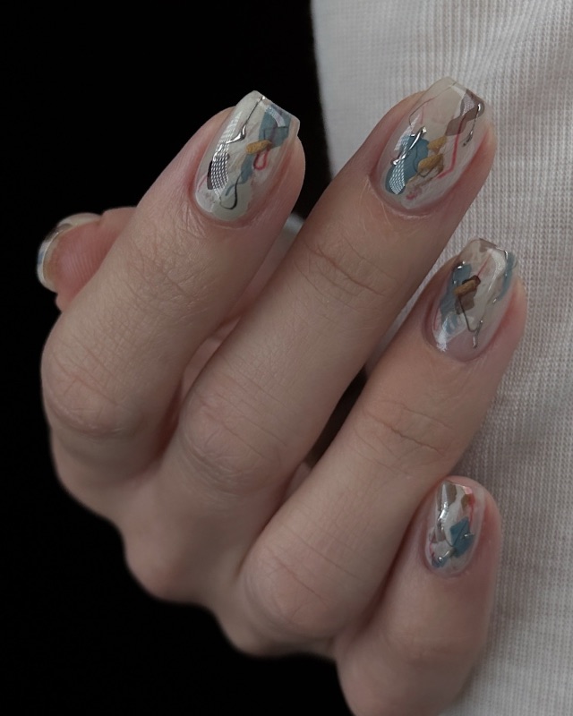 速寫感，美甲作品照片 3
